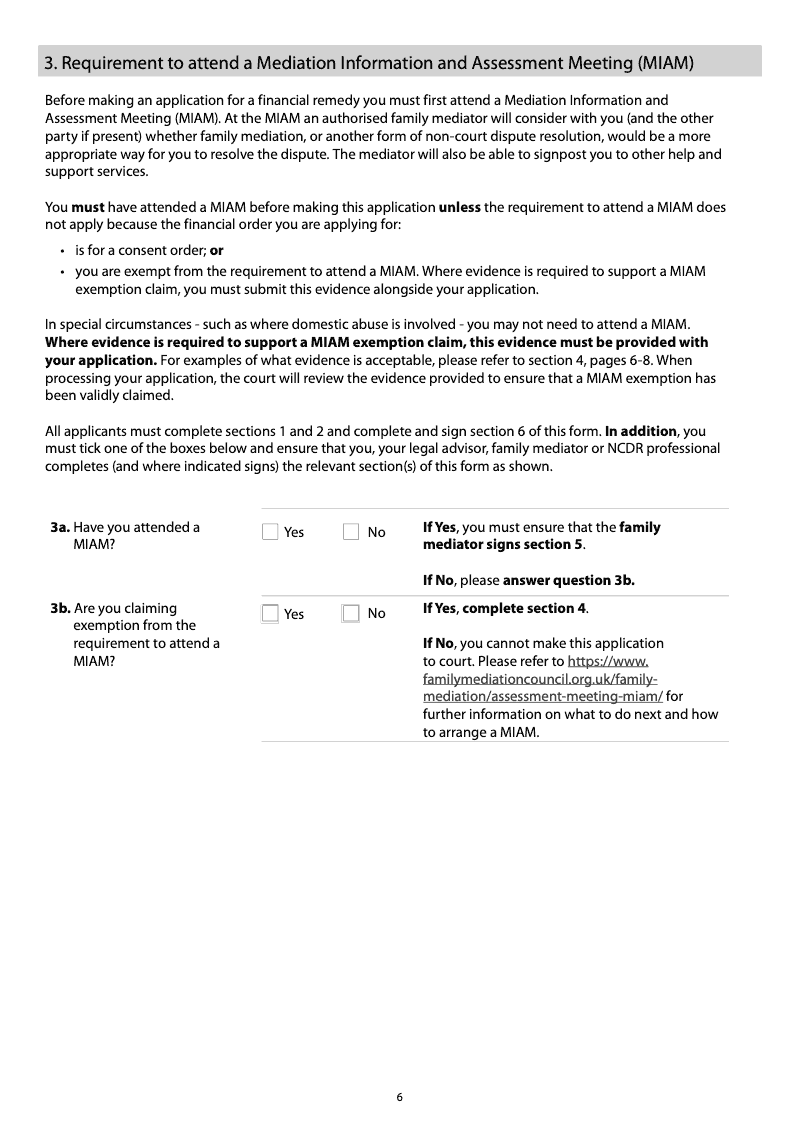 Form A1 Notice of [intention to proceed with] an application for a ...